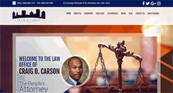Desktop Screenshot of craigcarsonlaw.com