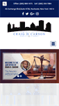 Mobile Screenshot of craigcarsonlaw.com